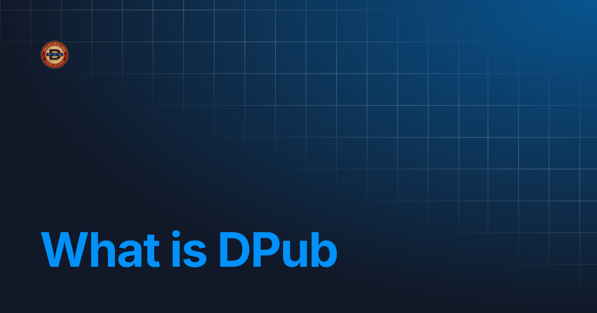 What is DPub | DPub